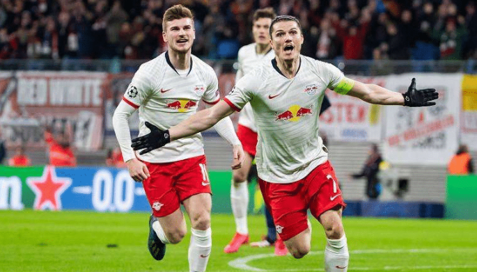  莱比锡红牛客场力克门兴巩固前三位置